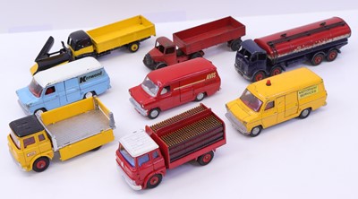 Lot 1063 - 8 various loose and play worn Dinky Toy...