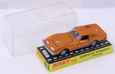 Lot 1001 - Dinky Toys, 221 Corvette Stingray, metallic...