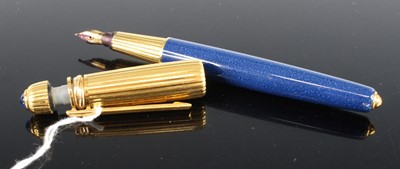 Lot 393 - A Pasha de Cartier fountain pen, having a...