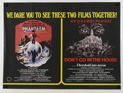 Lot 1067 - Phantasm/Don't Go Into the House, 1979, UK...