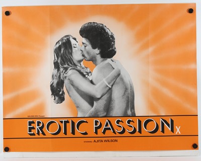 Lot 1074 - Erotic Passion, 1981, UK quad poster, starring...