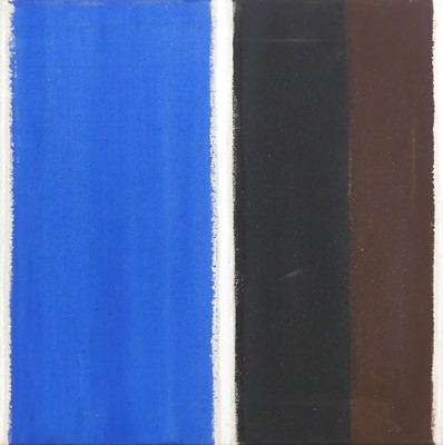 Lot 371 - Marian Russell (1904-1997) - Blue & Black, oil...