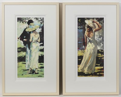 Lot 287 - Sheree Valentine Daines (b.1959) - Lady in a...