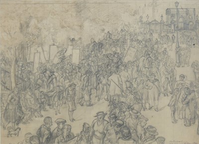Lot 294 - Grace Golden (1904-1993) - Study for Speaker's...