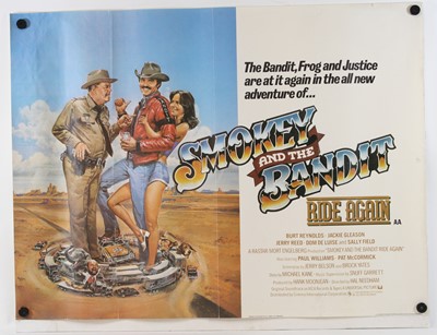 Lot 1086 - Smokey & The Bandit Rides Again, 1980, UK quad...