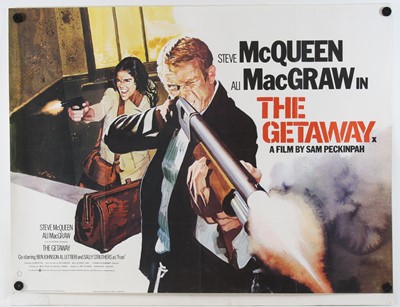 Lot 1088 - The Getaway, 1979, re-release UK quad poster,...