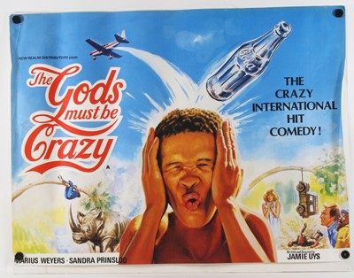 Lot 1089 - The Gods Must Be Crazy, 1980, UK quad poster,...