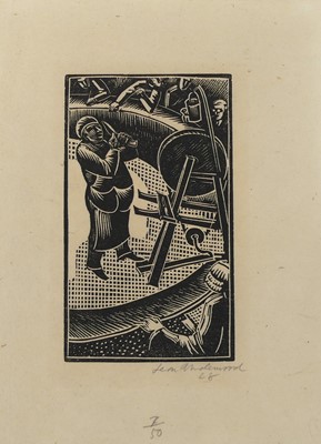 Lot 275 - Leon Underwood (1890-1975) - Knife Sharpener,...