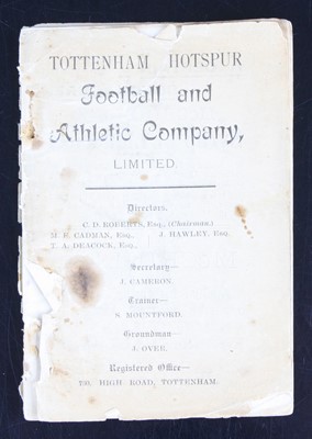 Lot 1179 - Tottenham Hotspur Football and Athletic...