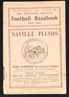Lot 1182 - The Tottenham Hotspur Football Handbook...