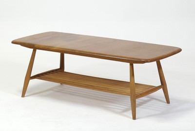 Lot 405 - A 1960s Ercol blond elm and beech 'Windsor'...