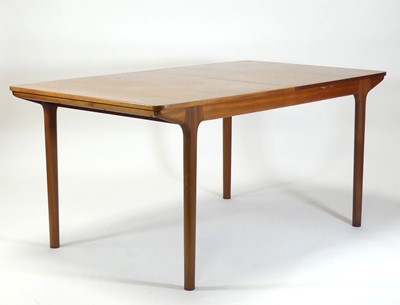 Lot 410 - A 1960s teak extending dining table by AH...
