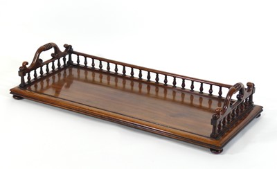 Lot 2258 - A Regency calamander book porter, having a...