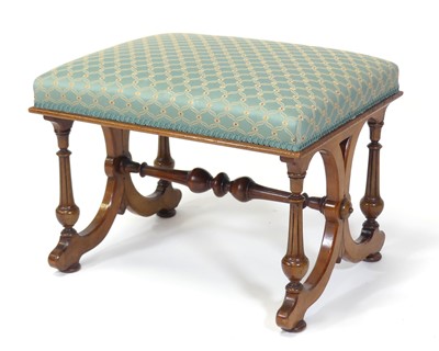 Lot 2403 - A late Victorian walnut framed dressing...