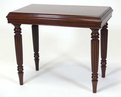 Lot 2420 - A 19th century mahogany bidet in the manner of...
