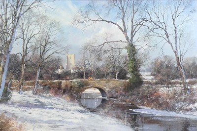 Lot 2328 - Clive Madgwick (1934-2005) - Suffolk winter...