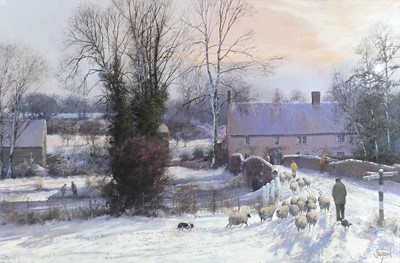 Lot 2329 - Clive Madgwick (1934-2005) - Winter landscape...