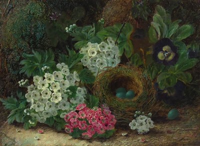 Lot 2375 - Oliver Clare (1852-1927) - Pair; Still life...