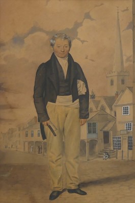 Lot 2308 - Late 18th century English school - Study of a...