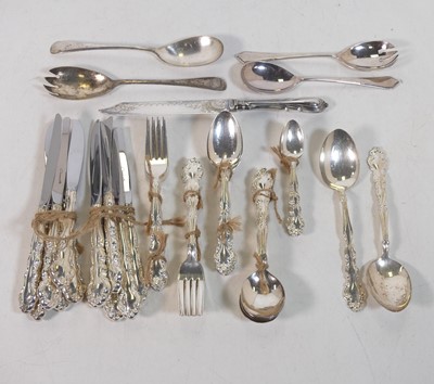 Lot 257 - A six place setting set of community silver...