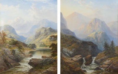 Lot 2361 - George Blackie Sticks (1843-1938) - Pair; A...
