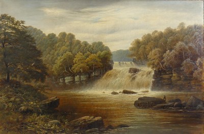 Lot 2334 - Thomas Spinks (1847-1927) - Falls on the Clyde,...