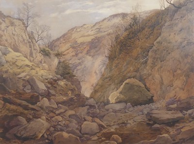 Lot 2323 - Herbert Coutts RI (1851-1921) - Ravine at...
