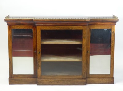 Lot 2478 - A 19th century rosewood breakfront side...