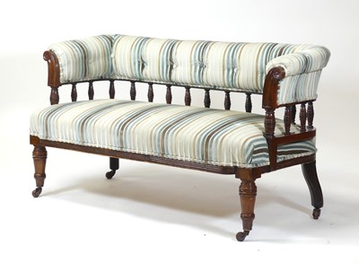 Lot 2473 - A Victorian rosewood framed settee, having a...