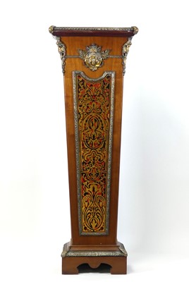 Lot 2467 - A French walnut and boulle torchere, with gilt...