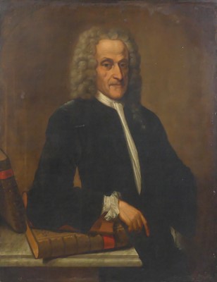 Lot 2316 - 19th century school, half length portrait of...