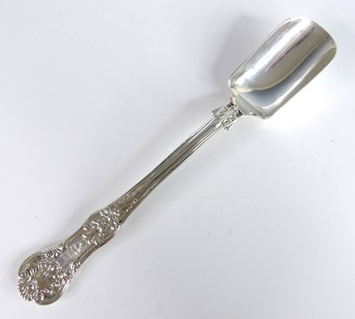 Lot 2068 - A Victorian silver stilton scoop, in the...