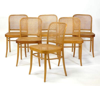 Lot 429 - A set of six Czechslovakian beech bentwood...