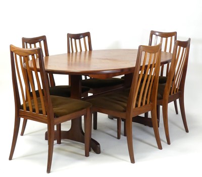 Lot 440 - A 1960s G-Plan teak 'Fresco' dining suite,...