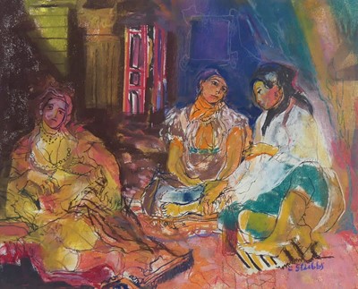 Lot 269 - Constance Stubbs (1927-2015) - Gypsy girls,...