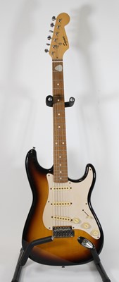 Lot 1245 - A Fender Squier Bullet stratocaster electric...