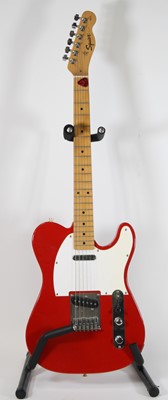 Lot 1316 - A Fender Squier telecaster electric guitar, in...