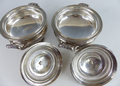 Lot 2151 - A pair of George IV silver twin handled...