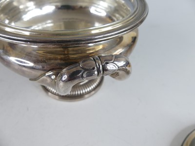 Lot 2151 - A pair of George IV silver twin handled...