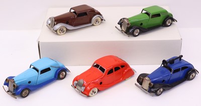 Lot 1134 - 5 various Triang Minic tinplate and clockwork...