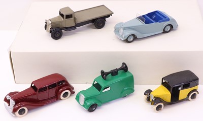 Lot 899 - Collection of 5 various repainted Dinky Toys,...