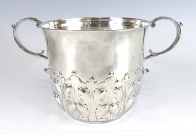 Lot 2138 - A large Victorian silver porringer, of...