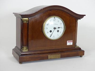 Lot 9 - An Edwardian mahogany satinwood and boxwood...