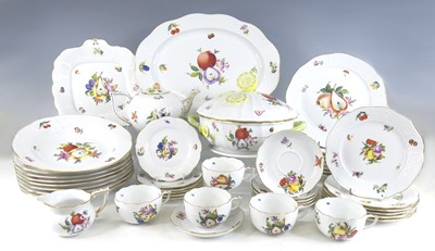 Lot 2057 - A Herend porcelain BFR 'Fruits & Flowers'...