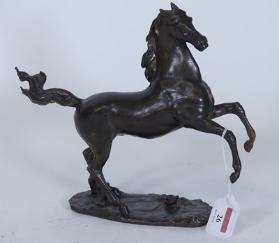 Lot 26 - Contemporary bronze figure of a horse,...