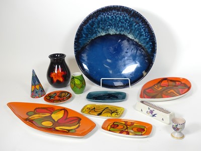 Lot 55 - A collection of Poole Pottery, to include a...