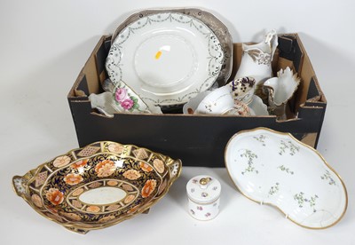 Lot 73 - A collection of 19th century ceramics, to...