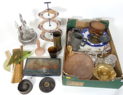 Lot 83 - A collection of items, to include a French...