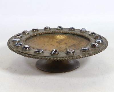 Lot 101 - A 19th century bronze tazza, circa 1860, set...