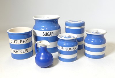 Lot 104 - A group of four T.G. Green Cornishware storage...